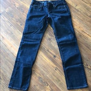 Loft modern straight size 4 dark wash jeans